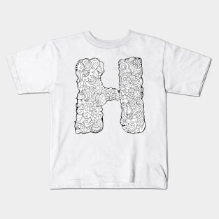 Letter H Kids T-Shirt